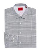 Hugo Infinity Slim Fit Micro Print Dress Shirt