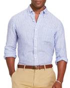 Polo Ralph Lauren Striped Linen Classic Fit Button Down Shirt