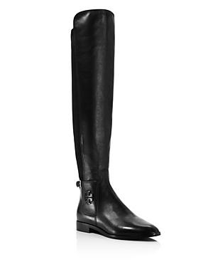 Tory Burch Wyatt Leather Over-the-knee Boots