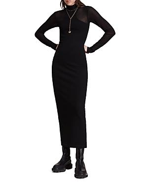 Allsaints Norma Maxi Bodycon Dress