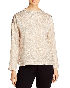 Eileen Fisher Patterned Boxy Top