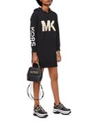 Michael Michael Kors Studded Logo Sweatshirt Dress
