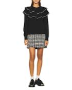 Sandro Jacinta Tweed Mini Skirt