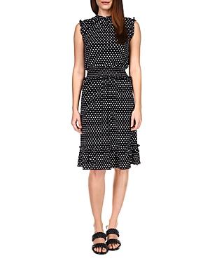 Michael Michael Kors Ruffled Sleeveless Smocked Waist Dress