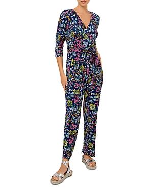 Leota Kayla Floral Print Jumpsuit