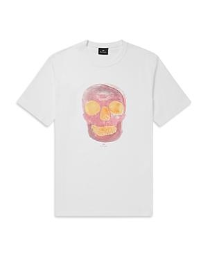 Paul Smith Pink Skull Graphic Tee