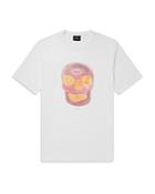 Paul Smith Pink Skull Graphic Tee