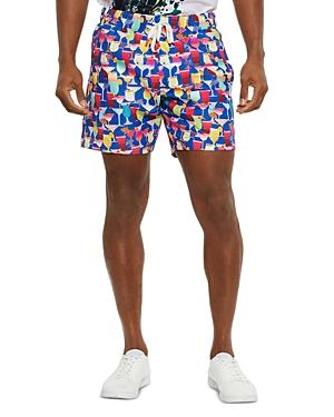 Robert Graham Poolside Drinks Printed Swim Trunks