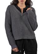 Atm Anthony Thomas Melillo Chunky V-neck Sweater