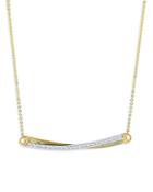 Bloomingdale's Diamond Bar Necklace In 14k Yellow Gold, 0.50 Ct. T.w. - 100% Exclusive