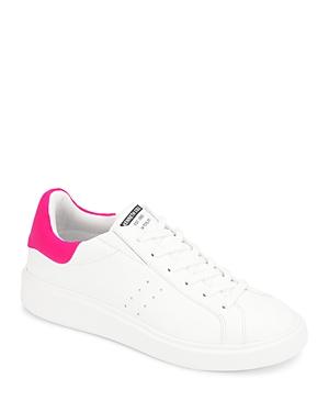 Kenneth Cole Women's Kam Lace Up Leather Platform Sneakers