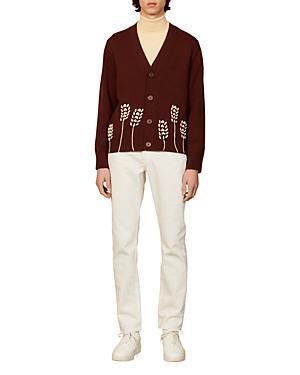 Sandro Wheat Cardigan