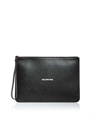 Balenciaga Cash Leather Pouch