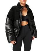 Good American Cocoon Puffer Coat