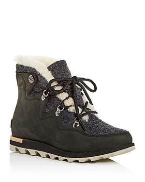 Sorel Women's Sneakchic Alpine Holiday Shearling Waterproof Cold-weather Boots