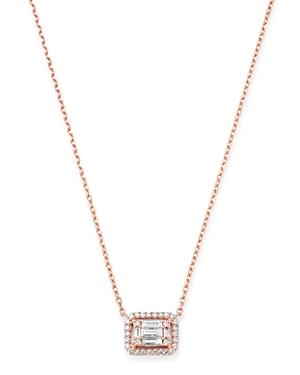 Bloomingdale's Mosaic Diamond Pendant Necklace In 14k Rose Gold, 0.50 Ct. T.w. - 100% Exclusive