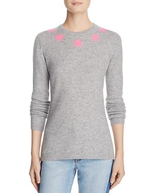 Aqua Cashmere Intarsia-star Sweater - 100% Exclusive
