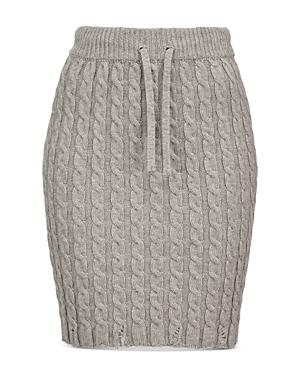 Pinko Cable Knit Mini Skirt