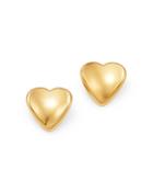 Bloomingdale's Heart Stud Earrings In 14k Yellow Gold - 100% Exclusive