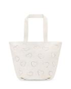 Stoney Clover Lane Heart Embroidered Terry Zip Tote