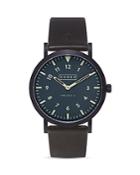 Shore Projects Morecambe Leather Strap Watch, 39mm