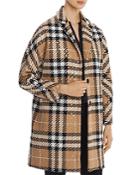 Herno Sequined Plaid Coat