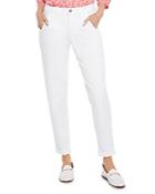 Nydj Carrot Leg Ankle Jeans In Optic White