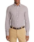 Canali Checked Regular Fit Sport Shirt