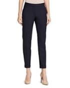 Theory Testra Wool-stretch Classic Crop Pants