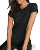 Rag & Bone Tonal Cheetah Print Tee