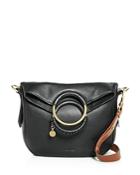 See By Chloe Monroe Ring Handle Convertible Leather Shoulder Bag