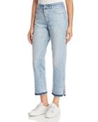 Dl1961 Patti High-rise Cropped Straight Jeans In Deluxe
