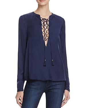 The Jetset Diaries Souks Lace-up Top
