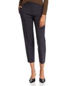 Theory Wool-blend Cropped Pants