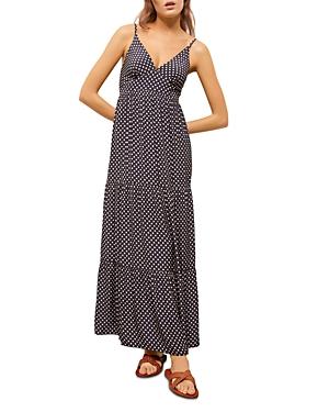 Gerard Darel Suzy Polka Dot Maxi Dress