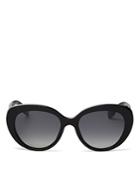 Burberry Woman's Polarized Cat Eye Sunglasses, 54mm