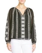 Scotch & Soda Embroidered Peasant Blouse