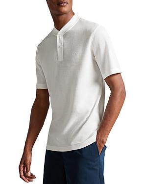 Ted Baker Dombey Textured Baseball Collar Polo
