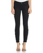 Blanknyc Lace Up Skinny Jeans In Black - 100% Exclusive