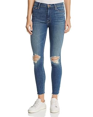 Mother The Vamp Fray Skinny Jeans In Crazy Like A Fox