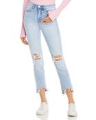 L'agence Ripped Jeans In Classic Braise
