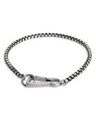 Allsaints Sterling Silver Box Chain Bracelet