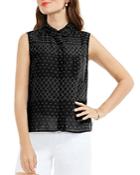 Vince Camuto Sleeveless Collared Top
