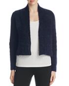Eileen Fisher Stand Collar Cropped Cardigan