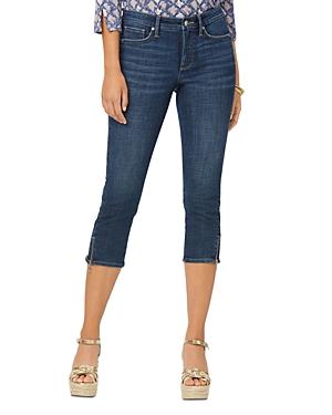 Nydj Chloe Skinny Capri Ankle Zip Jeans In Marcel