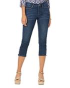 Nydj Chloe Skinny Capri Ankle Zip Jeans In Marcel