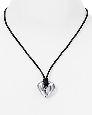 Bloomingdale's Puffed Open Heart Pendant Necklace, 18 - 100% Exclusive