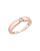 Bloomingdale's Men's Diamond Engagement Ring In 14k Rose Gold, 0.10 Ct. T.w. - 100% Exclusive