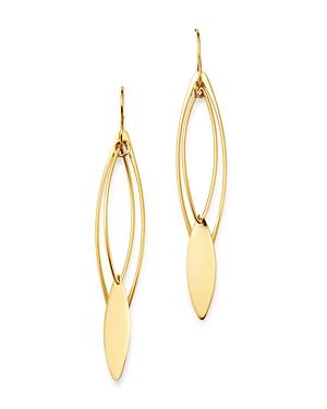 Bloomingdale's Long Marquis Drop Earrings In 14k Yellow Gold - 100% Exclusive