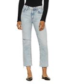 Hudson Remi Cropped Straight Leg Jeans In Two Hearts